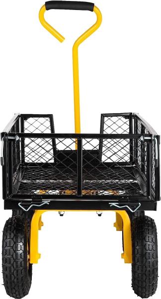 Outdoor Garden Heavy Duty Utility Portable Large Capacity Camping Collapsible Wagon Cart With All-Terrain Wheels