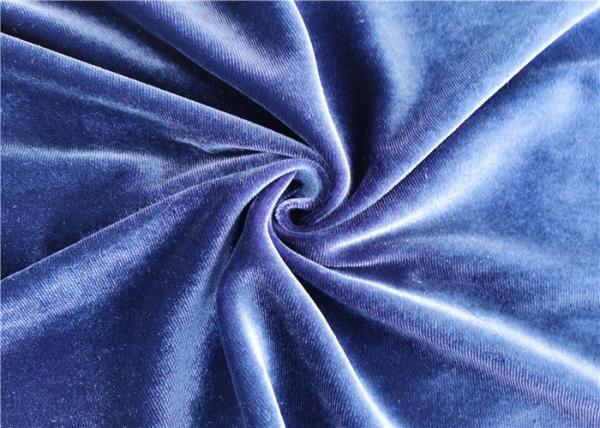250gsm Spandex Ks Korean Velvet Fabric Solid Colour 95% Polyester 5% 0.5MM For Dress