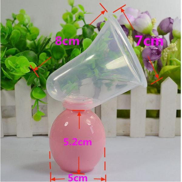 Бес BPA латекс силиконовый ручной грудной насос с бутылкой для сосания ребенка