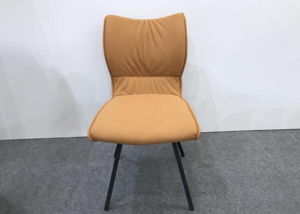 Modern 150kg Wrought Iron Dining Chair With Non Slip Foot Pads