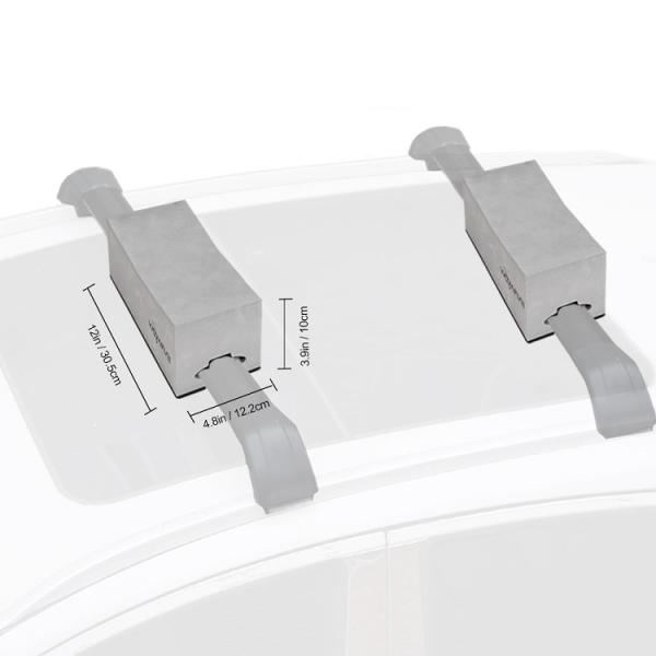 EVA Foam Roof Rack Pads for Lakes Rivers WOOWAVE Deluxe Kayak Carrier Kit 12 inches