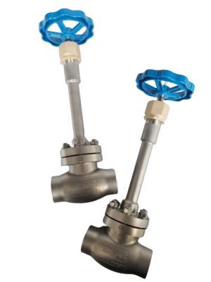 ISO CE Cryogenic 304 316 PN40 Socket Weld Globe Valve For LNG