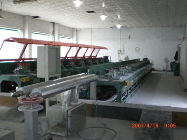Stainless Steel Wire Drawing Die Polishing Machine With Pneumatic Break / EM Break
