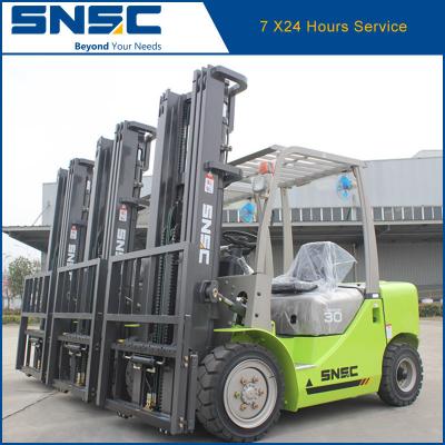 Xc490 Motor Side Shifter Triplex Mast Container Forklift Truck para manuseio de contentores
