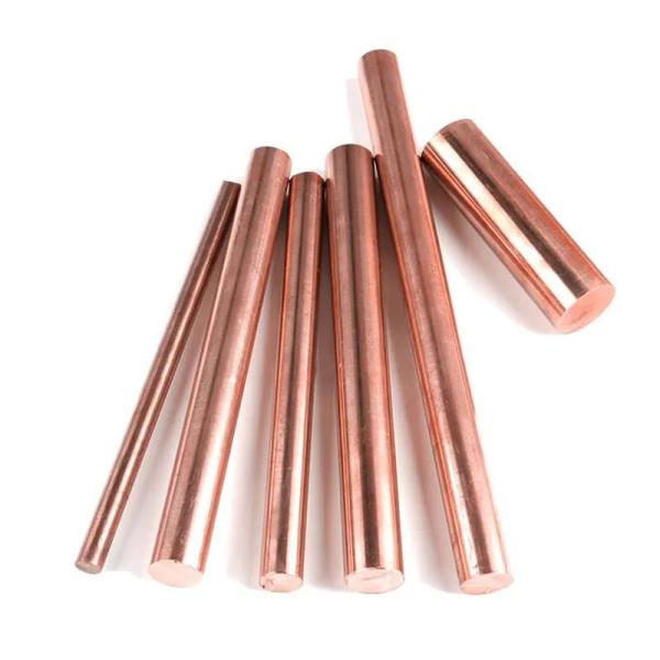99,9% terra de cobre pura Rod Bar Clamp Clad Steel que aterra C10300 50mm