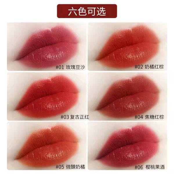 3g Face Makeup Cosmetics Long Lasting Waterproof Gloss Silky Lipstick Red Pink