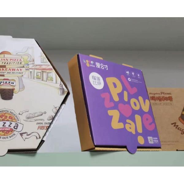 Customization Various Size and Pleasing Design Pizza Boxes for Customized Request