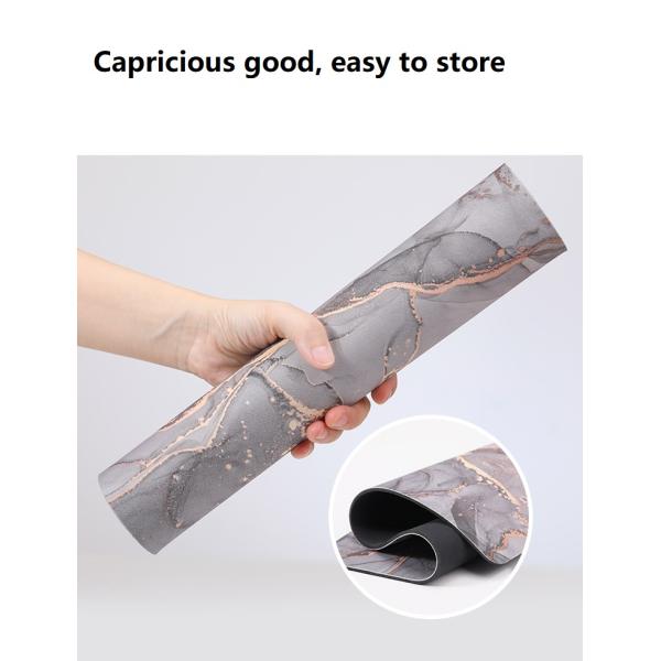 Soft Diatom Mud Bathroom Waterproof Carpet Light Luxury Marble Pattern 40*60cm