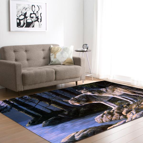 Animal Art Living Room Floor Carpets Flexible Bedroom Runner Rugs