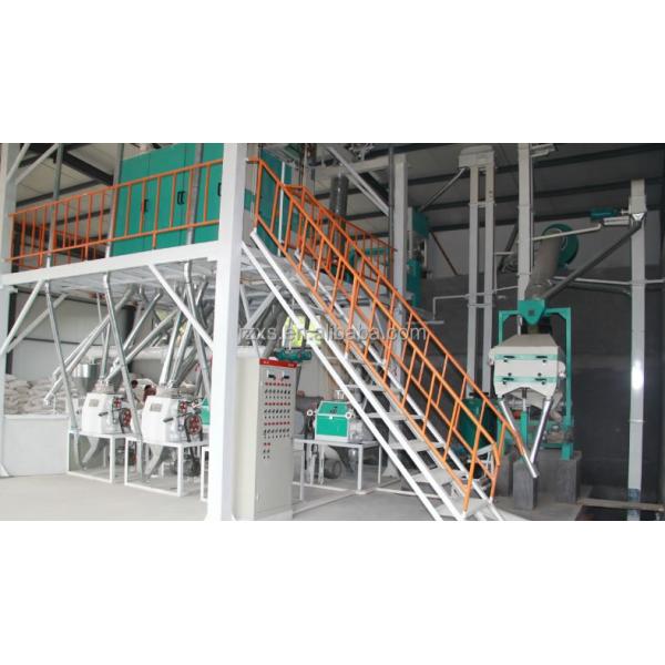 Комбинированная коммерческая мельница для очистки пшеницы 30x8x7м для мукомольной фабрики в Гане