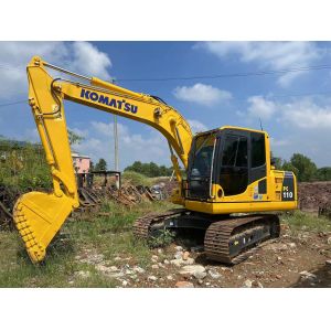 Komatsu PC110 Использованное оборудование экскаватора 11 тонн Использованный экскаватор с ползучей ручкой