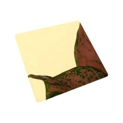 PVD Mirror Finish Color Stainless Steel Sheet 0.3mm - 3.0mm Thick For Furniture