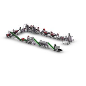 Garrafa plástica que recicla a linha 800kg/H da lavagem de garrafa do animal de estimação