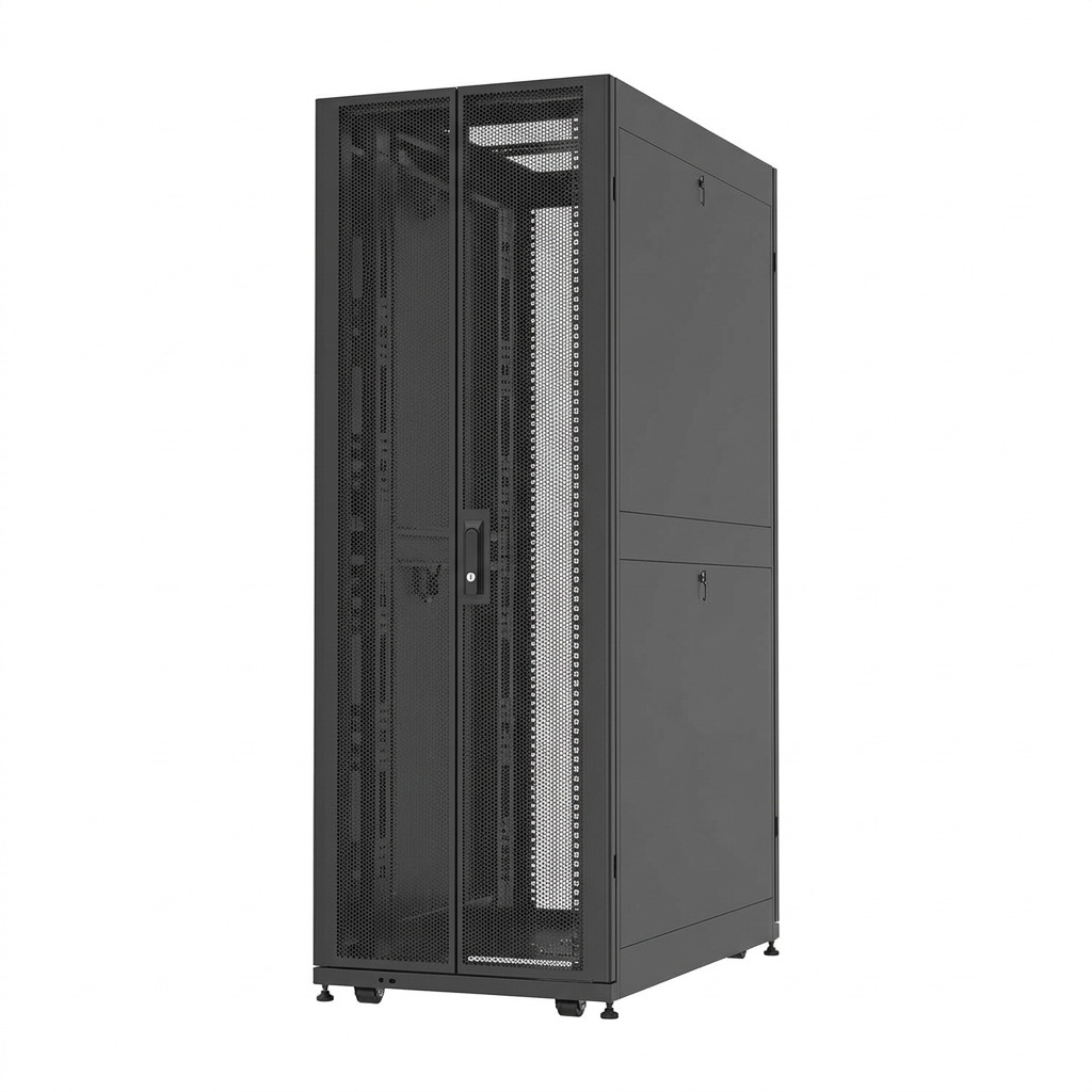SY-SCM61247W 47U Flat Pack Server Rack Cabinet 600x1200mm High Load-Bearing ODM