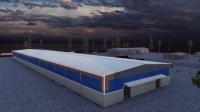Metal Hot Rolled Steel Structure Building For Glass Production Workshop