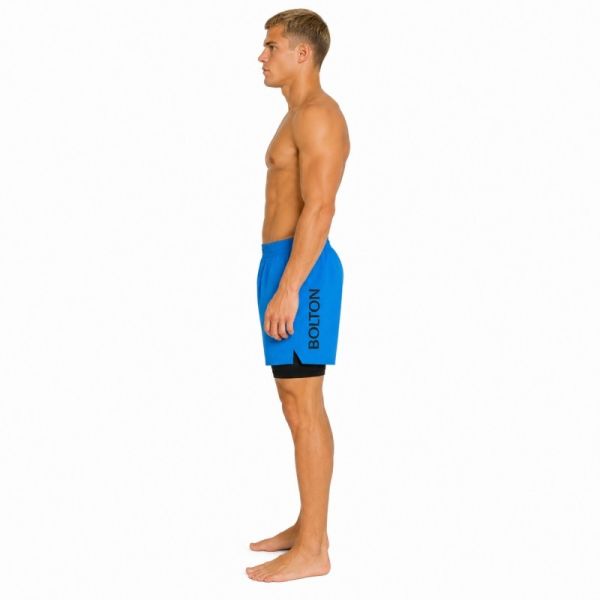 Lightweight Dual Layer Grappling Shorts Unisex Muay Thai BJJ Workout Sports Wear