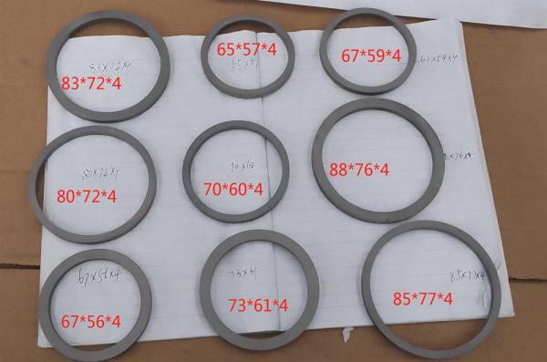 Ra0.25 Tungsten Carbide Seal Rings HRA 89-91 Wear Resistance