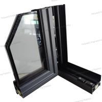 Ventana de diseño de cristal de aleación de aluminio de estilo europeo