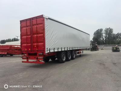 Superlink High Sidewall Stake Tri Axle Drop Side Curtain Ideal For Freight Transport