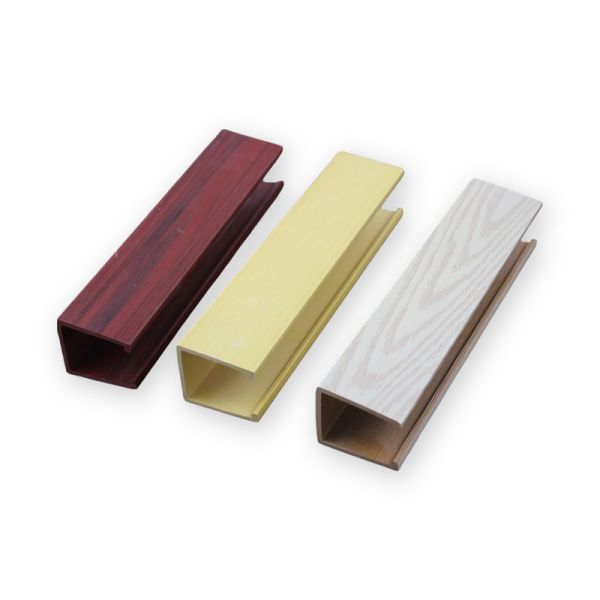 Durable Wood Plastic Composite Wall Panel Ceiling Tube WPC Slat Waterproof Lightweight