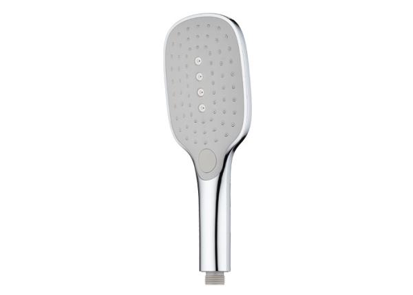 Toilet Abs Plastic Contemporary Shower Head 3 Spray Setting 1.5m Stainless Steel Hose