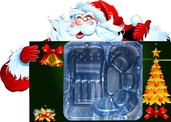 Acrylic duoLove seat massage outdoor hydro hot tubs and spas, M-371D 2100 * 2100 * 900mm