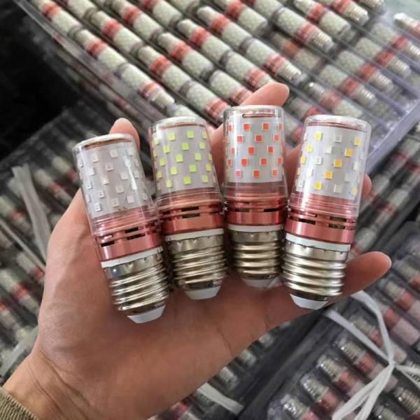 Белый/теплый свет/RGB цвет E27 или E14 AC85-265V 360° Угол луча Ra>80 Светодиодная лампочка