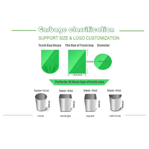 Biodegradable Plastic Pet Trash Bag, PBAT Compostable Bag in rolls, Compostable t-shirt bag, degradable bag manufacturer