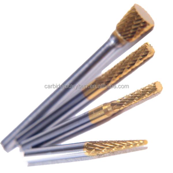 Fraises rotatives en carbure de tungstène à double taille pour le meulage des métaux