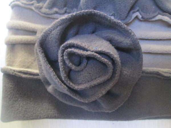 Hot selling cute big star printed fleece winter ski hats warm wool skull caps--Fleece hat--Ladies