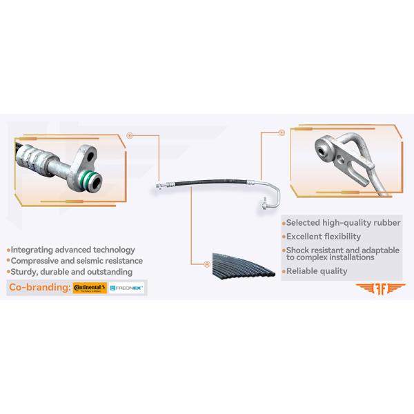 Citroen Berlingo 6460.63 Car AC Discharge Pipe 99-05 2.0L Auto Air Conditioner Hose