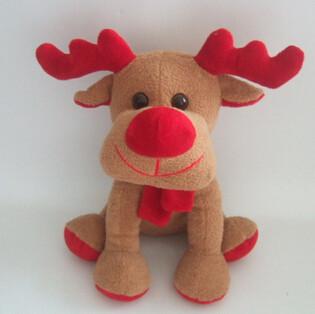 Promotion Gifts Moose Reindeer Custom Plush Toys With 100% PP Cotton Fabric