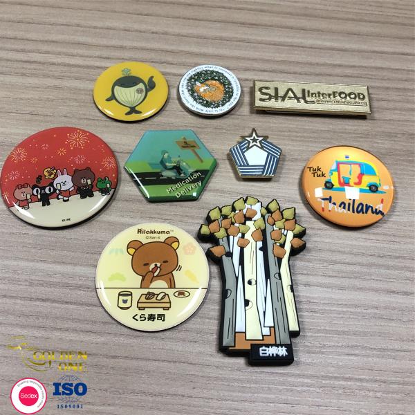 Metal Magnetic Fridge Magnets , Zinc Alloy Customized Fridge Magnets