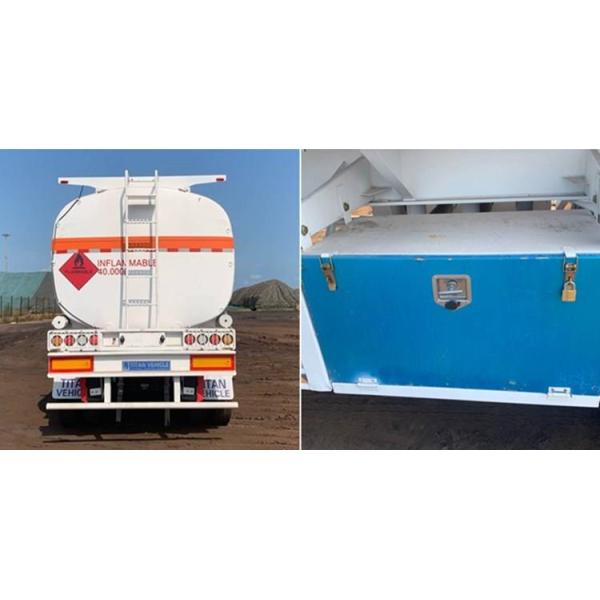 TITAN 50,000 Liters Fuel Tank 4 Compartments with Cheap Price Oil Tanker Semi Trailer for Sale