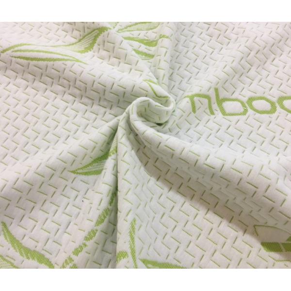 Soft Bamboo Fiber Air Layer Fabric Jacquard 60% Polyester / 40% Bamboo Fiber
