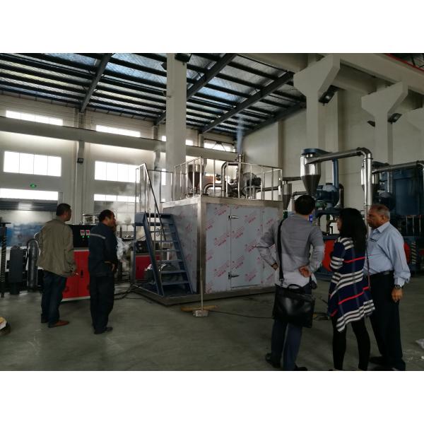 75kw Nitrogen Plastic Pulverizer Machine For PP Powder 200 - 1200kg/h