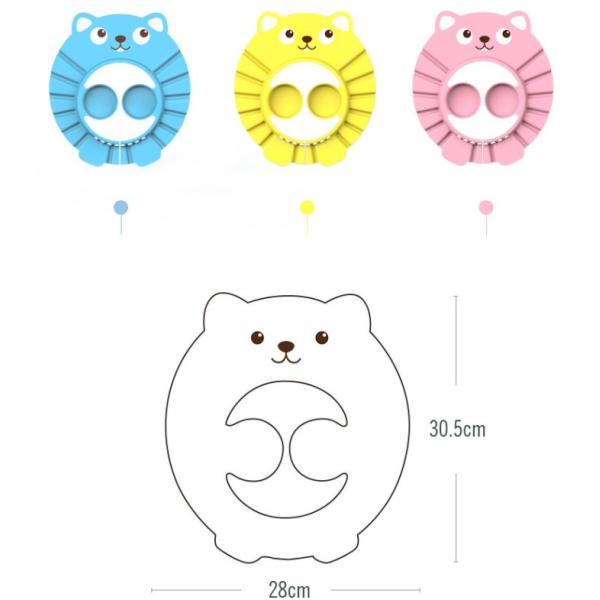 Baby Bath Cap Protective Shampoo Shower Hat / Children Safety Shampoo Hat