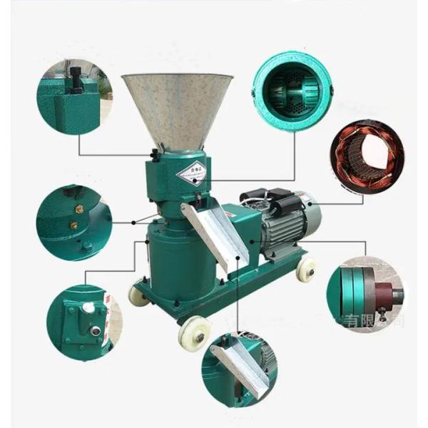 Flat Die Wood Sawdust Pellet Mill Environment Protection Energy Saving