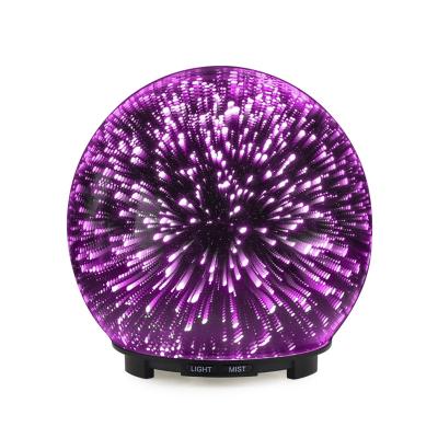 200ml 3d Ultrasonic Galaxy Glass Aroma Diffuser FCC EMC Listed