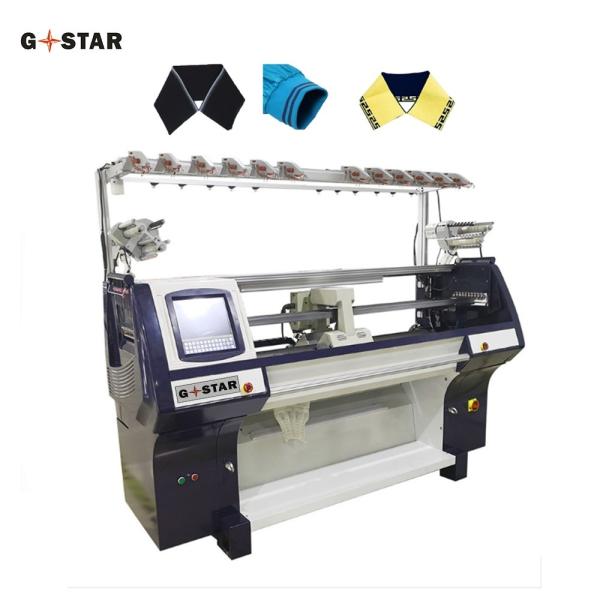 Speed Jacquard Tricotomas Double Carriage Collar Flat Knitting Machine in 80inch OPEK