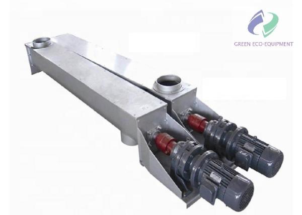 Wood Chips Flexible Screw Feeder , Shaftless Screw Auger Conveyor