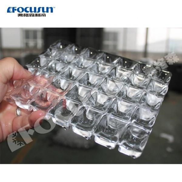 760*830*1893mm 25C Water Inlet Temperature Cube Ice Machine for Human Consumption