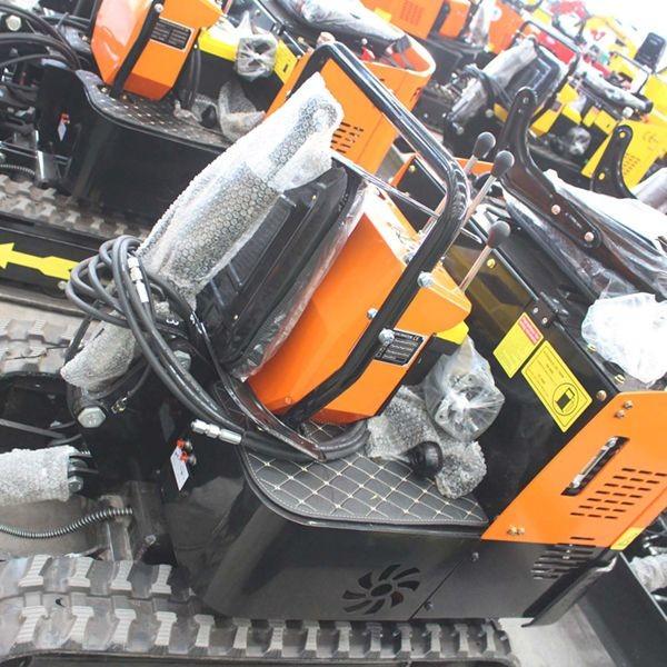 Micro miniescavadeira OEM 1200kg Mini escavadeira de esteiras ODM gasolina com certificação PA