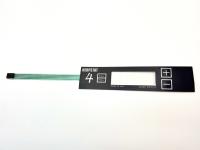 Commutateur tactile instantané en polyester avec une distance de déplacement de 0,1 à 0,5 mm