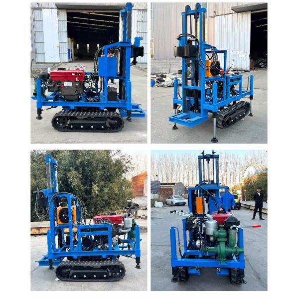 Hot Sale Mobile Diesel Small Water Well Soil Drill 150m Depth
