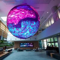 L'écran d'intérieur 64*32 polychrome de la sphère LED de boule de Hd pointille l'entraînement constant de résolution