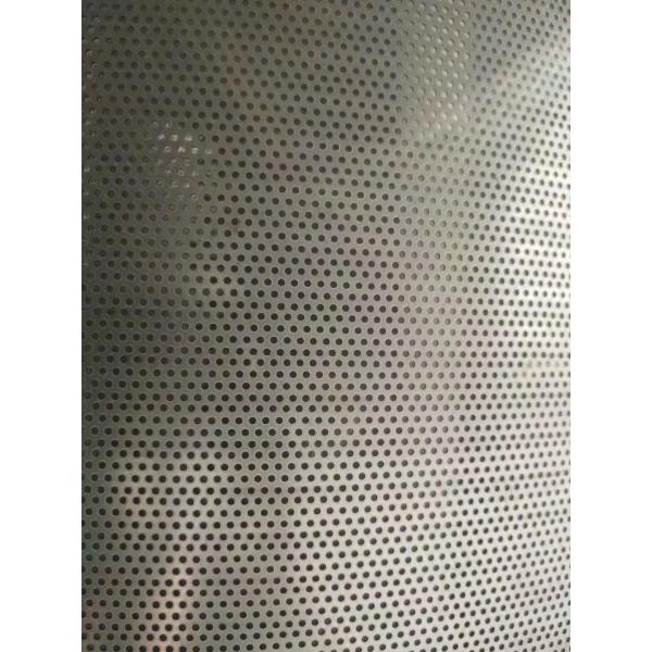 Industrial Perforated Metal Mesh Sheet , Perforated Plate SS 304 ASTM Standard