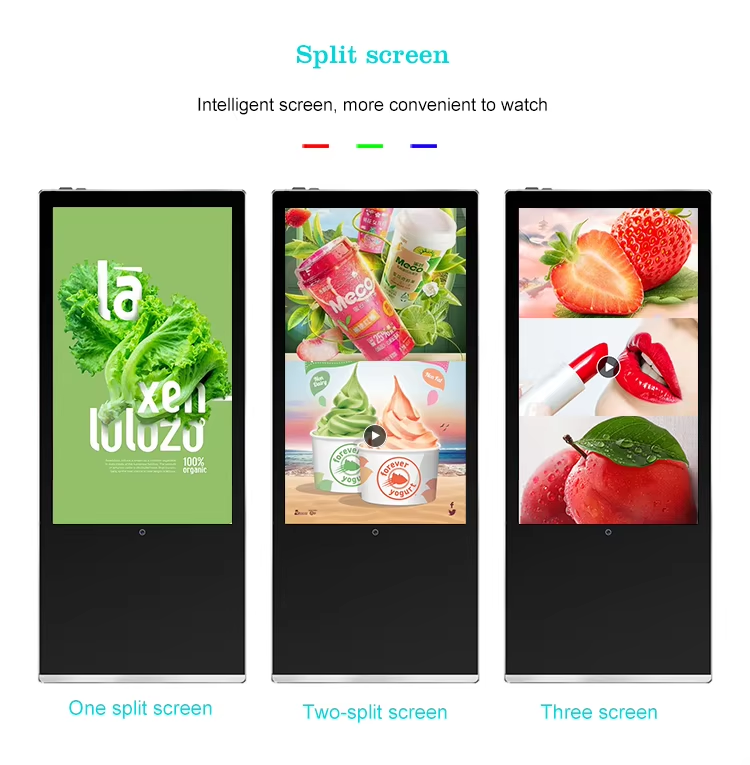32 Inch Vertical Wall Mount Digital Signage Indoor Commercial Advertising Screen Used for Elevator