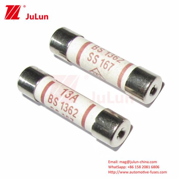 Power BS1362 B6*25mm Ceramic Vehicle Fuses For Electric Current 3A 5A 7A 10A 13A 20A