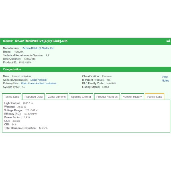 Dimmable Waterproof Dustproof Pressure Proof Vapour Proof LED Vapor Tight Tri-proof Linear Light fixture